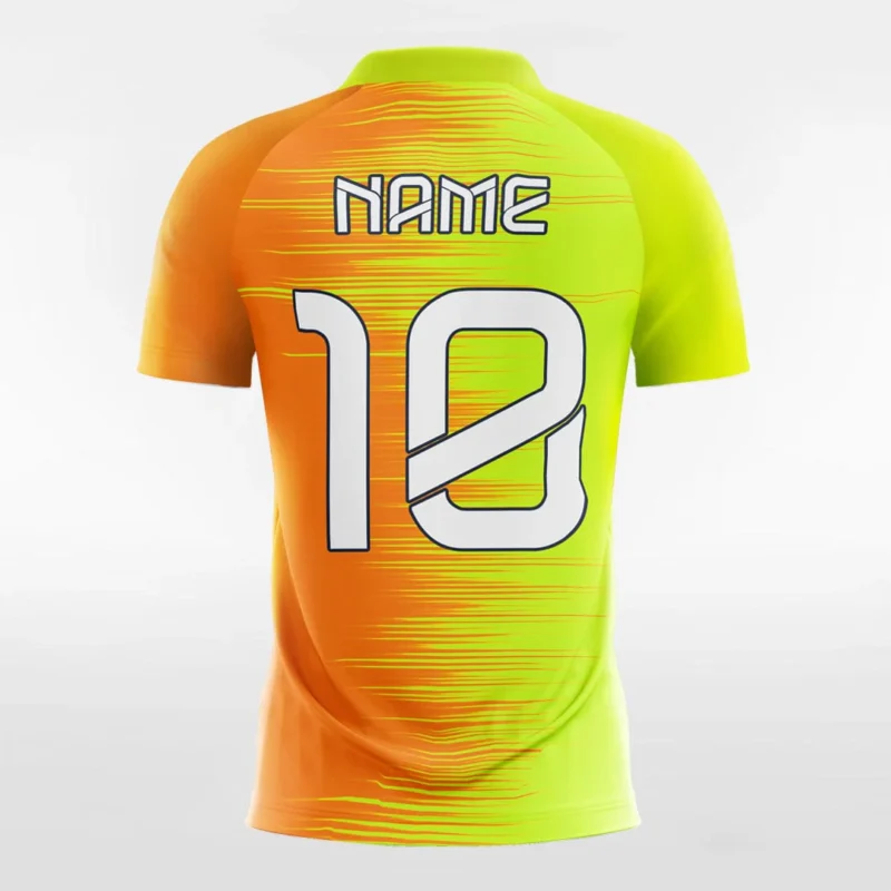 Afterimage - Customized Men's Fluorescent Sublimated Soccer Jersey - Image 2