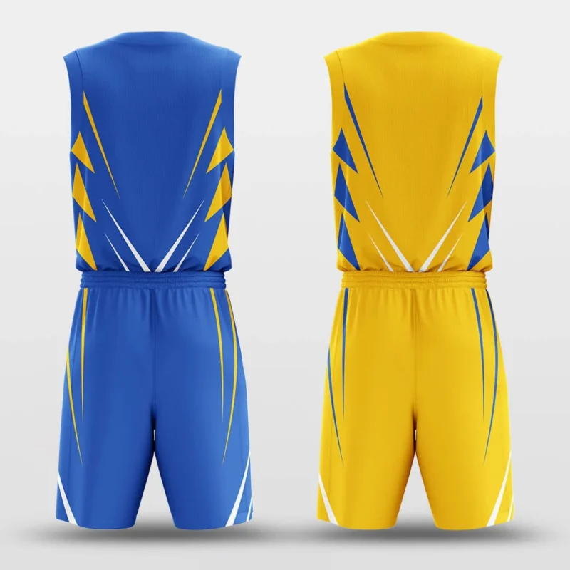 Sharp - Custom Reversible Basketball Jersey Set Sublimated - Image 4