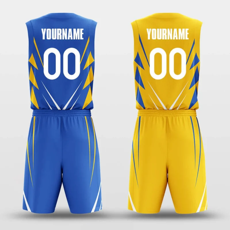 Sharp - Custom Reversible Basketball Jersey Set Sublimated - Image 2