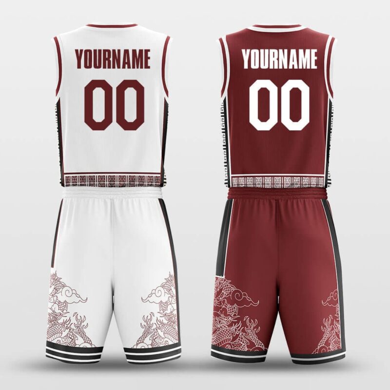 Broom - Custom Reversible Basketball Jersey Set Sublimated - Image 2