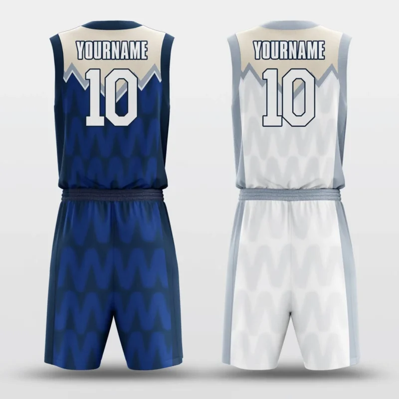 Gleaming- Custom Reversible Basketball Jersey Set Sublimated - Image 2
