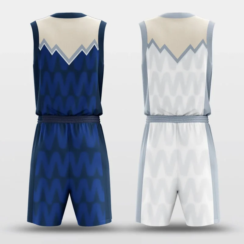 Gleaming- Custom Reversible Basketball Jersey Set Sublimated - Image 4