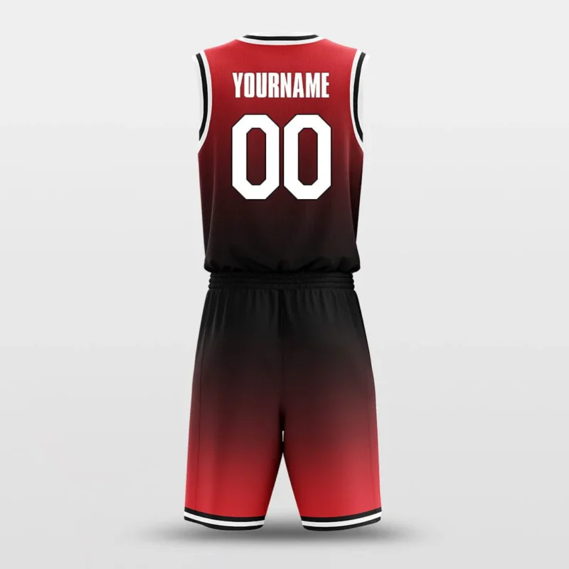 Gradual Flame - Customized Basketball Jersey Design - Image 2