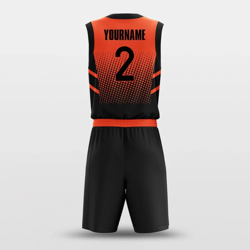 Lattice Red - Customized Basketball Jersey Design Gradient - Image 2