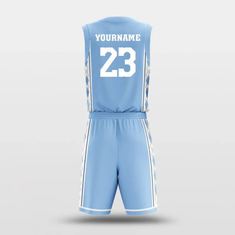 NCAA Blue - Customized Basketball Jersey Design for Team - Image 2