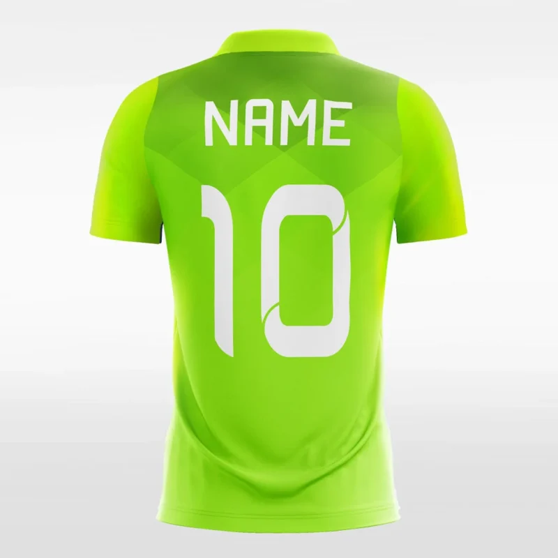 Reflection - Customized Men's Fluorescent Sublimated Soccer Jersey - Image 10
