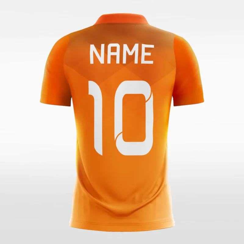 Reflection - Customized Men's Fluorescent Sublimated Soccer Jersey - Image 6