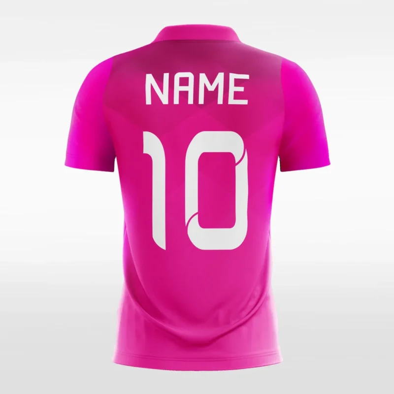 Reflection - Customized Men's Fluorescent Sublimated Soccer Jersey - Image 2