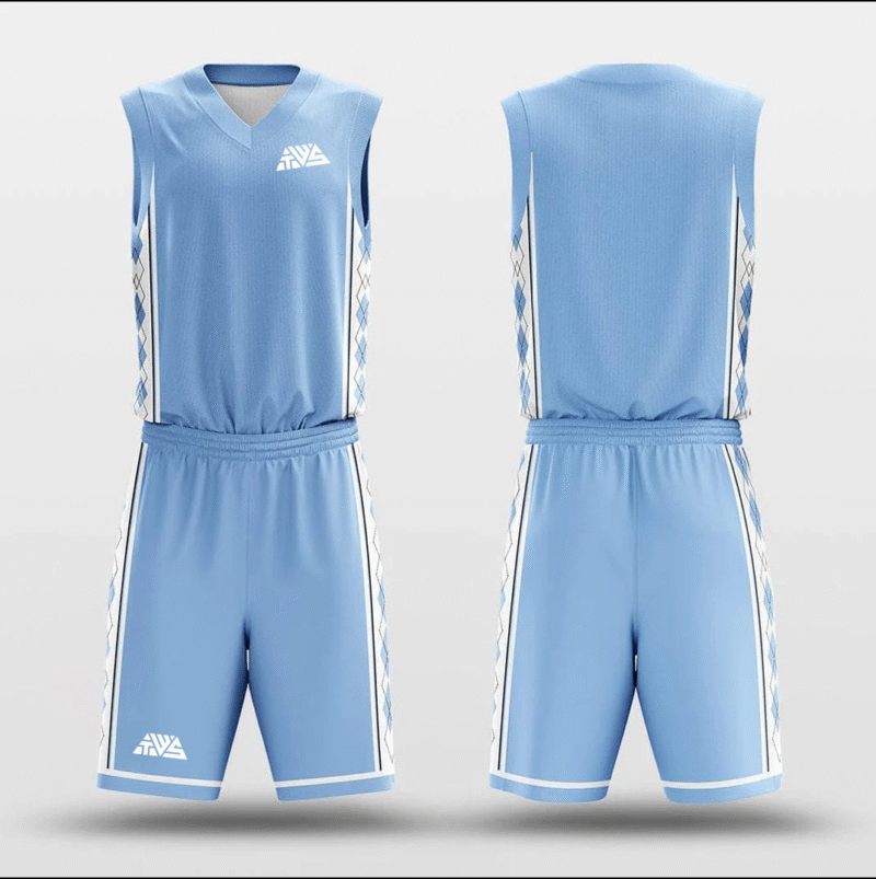 NCAA Blue - Customized Basketball Jersey Design for Team - Image 4