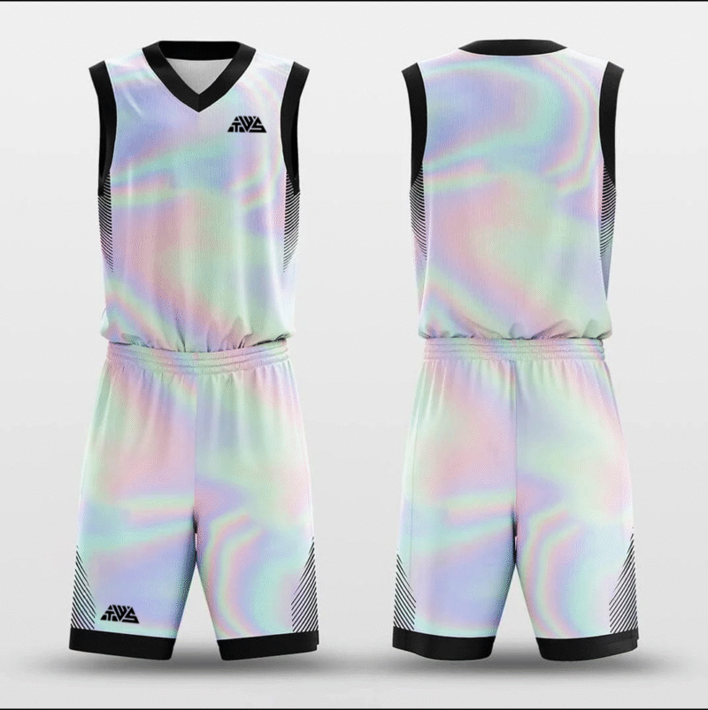 Milky Way - Custom Sublimated Basketball Jersey Set - Image 4