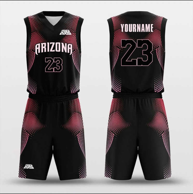 Opera black - Customized Basketball Jersey Set Sublimated - Image 3