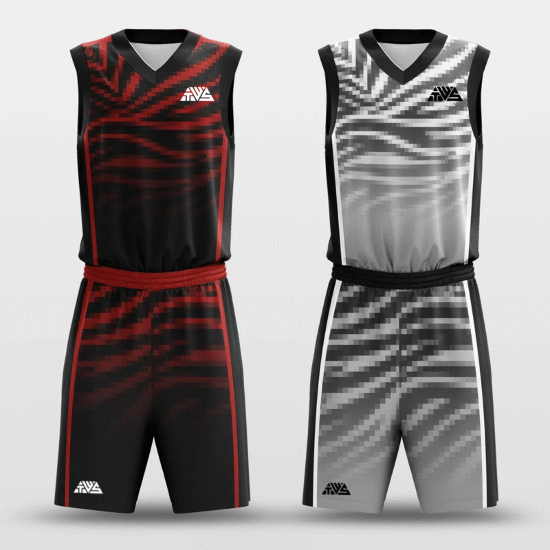 Refinement- Custom Reversible Basketball Jersey Set Sublimated - Image 3