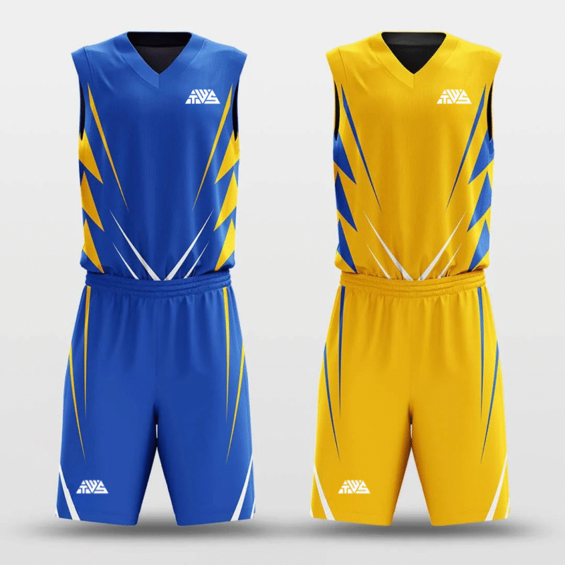 Sharp - Custom Reversible Basketball Jersey Set Sublimated - Image 3