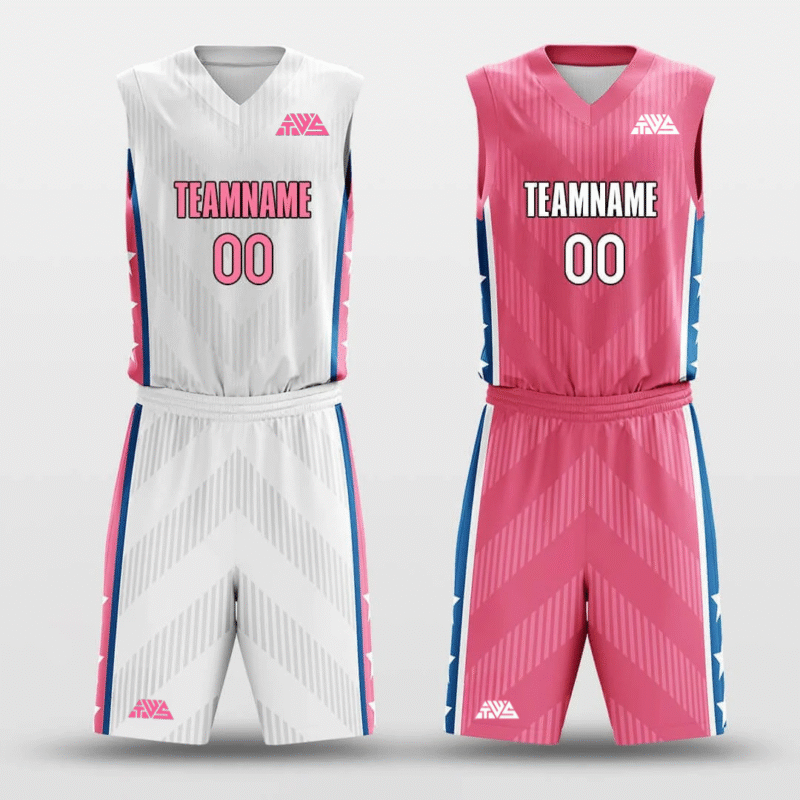 Star Leap - Custom Reversible Basketball Jersey Set Sublimated