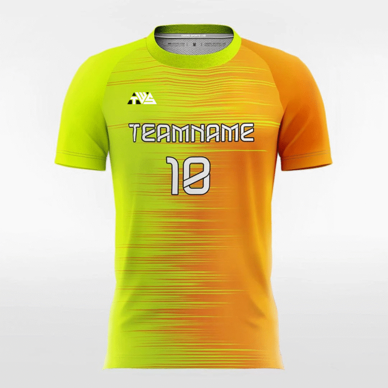 Afterimage - Customized Men's Fluorescent Sublimated Soccer Jersey