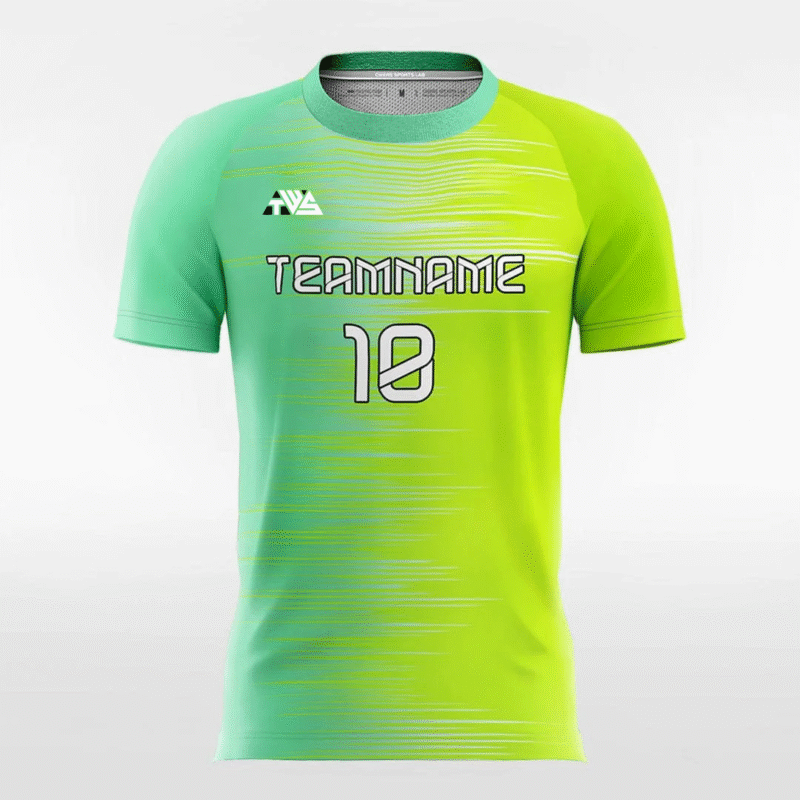 Afterimage - Customized Men's Fluorescent Sublimated Soccer Jersey - Image 3