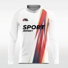 Flag - Customized Men's Sublimated Long Sleeve Soccer Jersey
