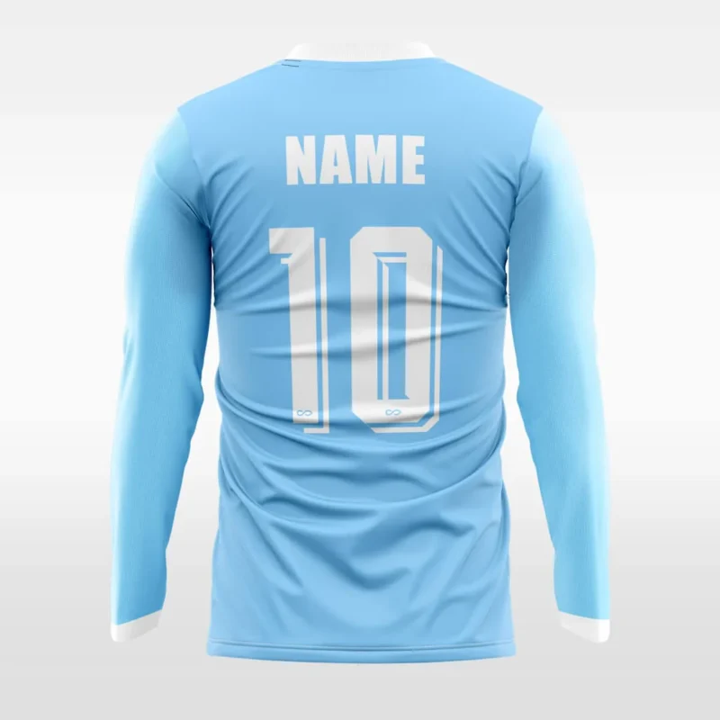 Ambition- Customized Men's Sublimated Long Sleeve Soccer Jersey - Image 2
